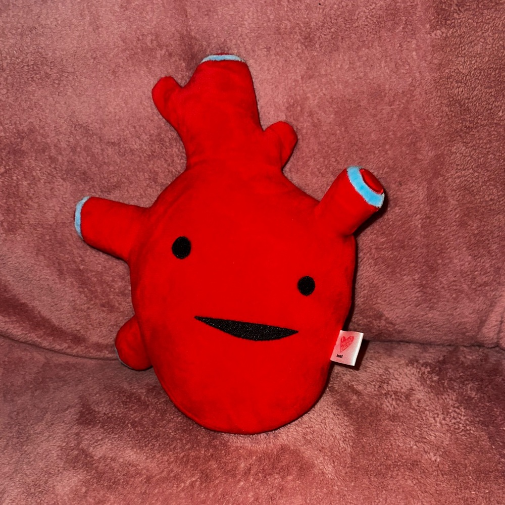 IHeartGuts heart plushie